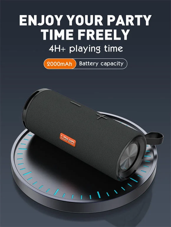 LDNIO BTS13 Mini Wireless Bluetooth HiFi Bass Speaker - Thumbnail 10