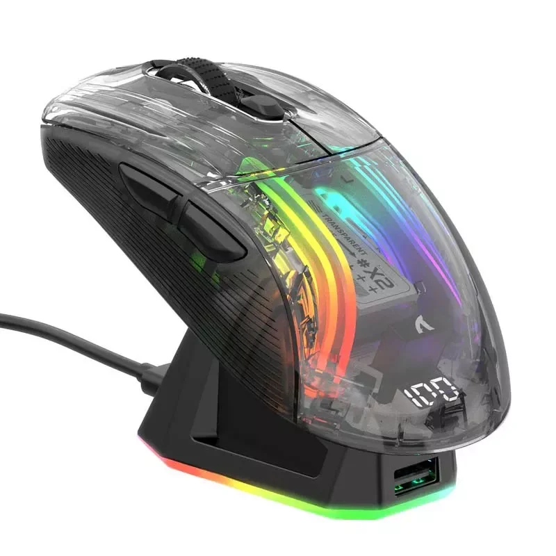 ATTACK SHARK X5 Wireless Gaming Mouse - White - Thumbnail 2