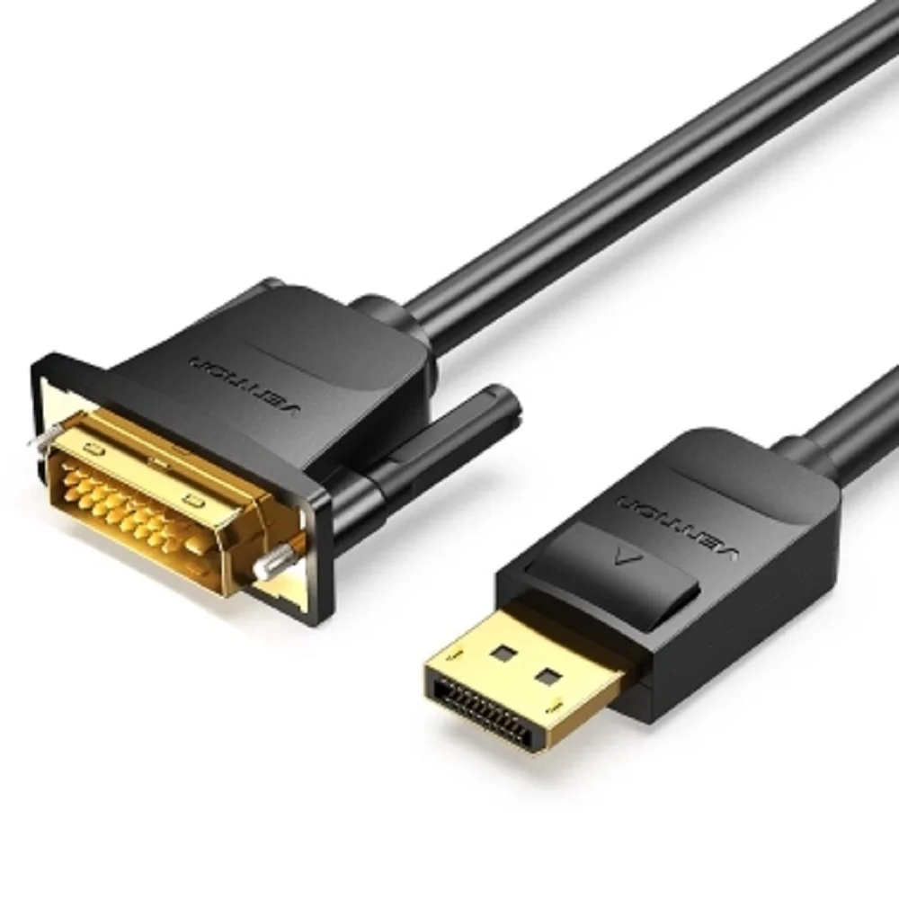Vention HAFBF DisplayPort to DVI 24+1 Pin Cable, 1m, 1080p