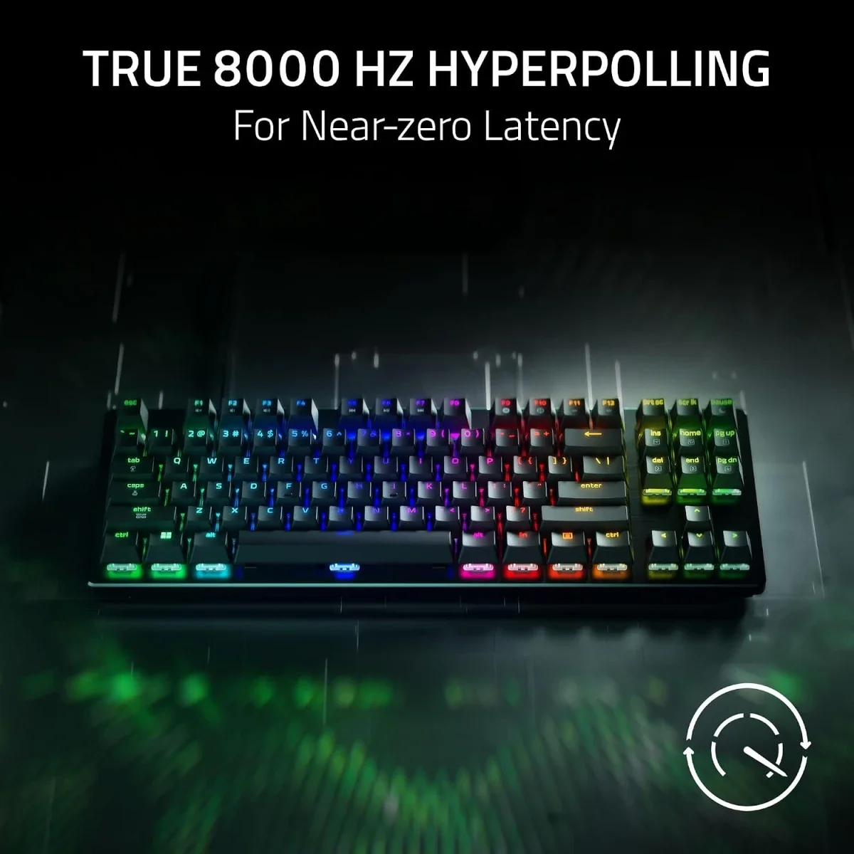 Razer Huntsman V3 HE Magnetic Mini 65% 8KHz Gaming Keyboard - Arabic / English - Image 7