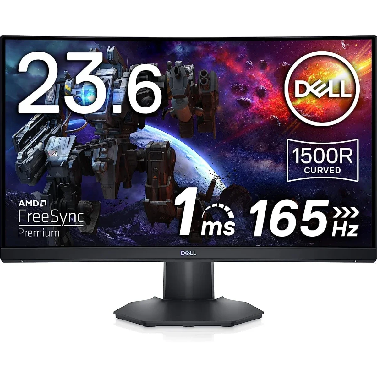 Dell S2422HG 24-Inch Curved FHD 165Hz 1ms Gaming Monitor