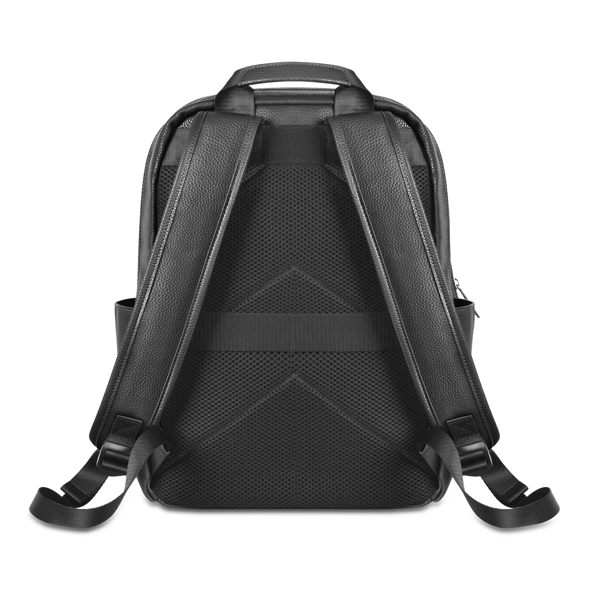 WIWU Osun PU Leather Laptop Backpack for Daily Use – Black - Image 4