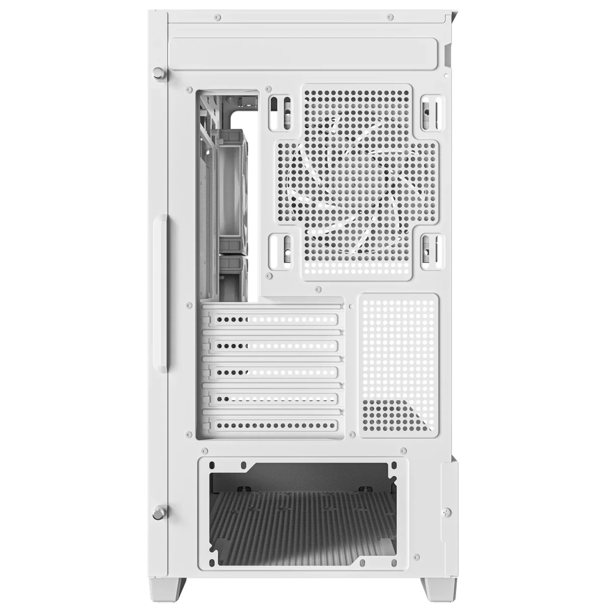 DeepCool CG380 3F Panoramic ATX Mid-Tower Case White - Thumbnail 3