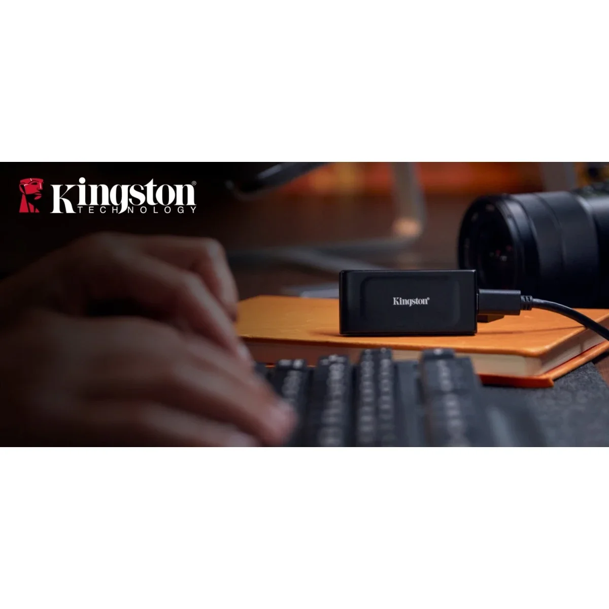 Kingston XS1000 1TB External SSD USB-C Red - Image 4