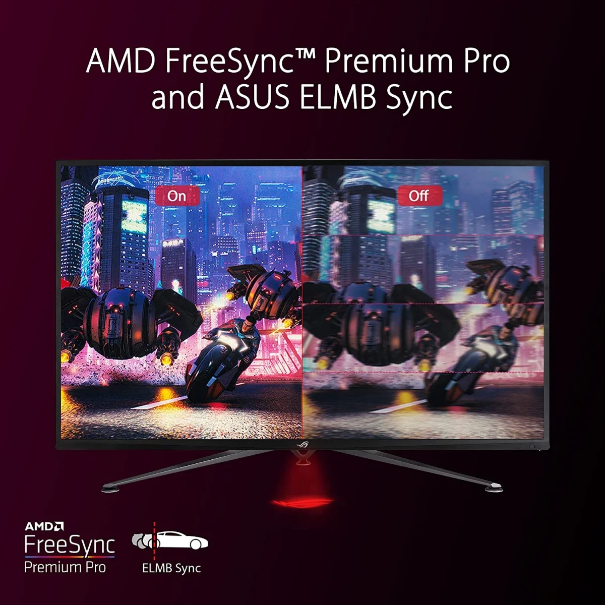 Asus ROG Strix XG43UQ 43-Inch 4K 144Hz 1ms Gaming Monitor - Thumbnail 6