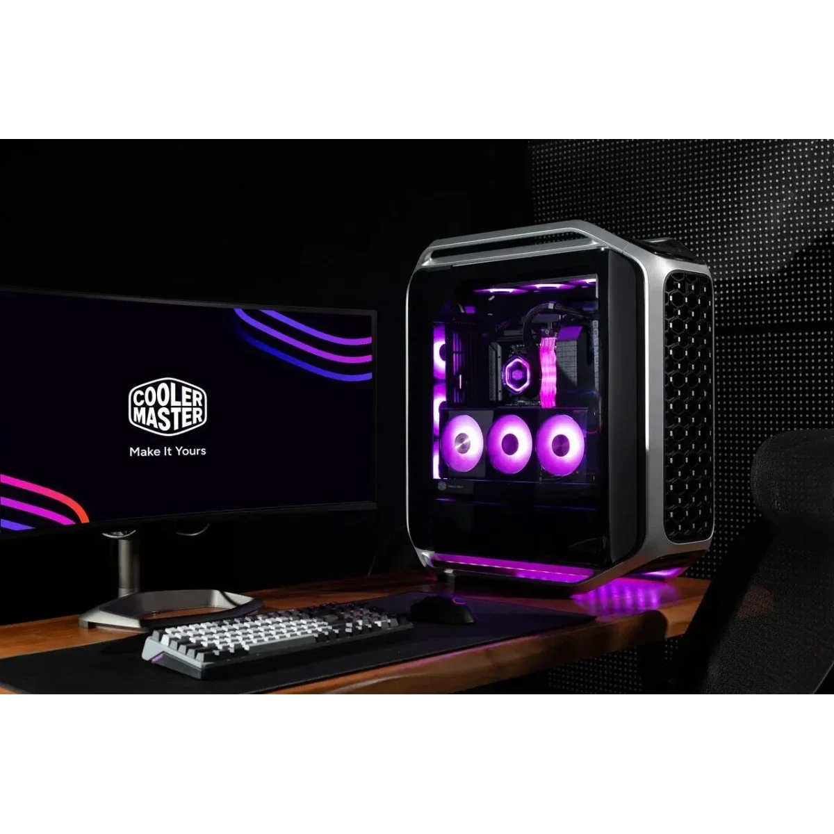 هيكل كمبيوتر Cooler Master Cosmos Alpha فل تاور مع FreeForm 2.0 ودعم كرت شاشة 400 مم ورادياتير 420 مم وUSB-C بسرعة 20Gbps - Image 2
