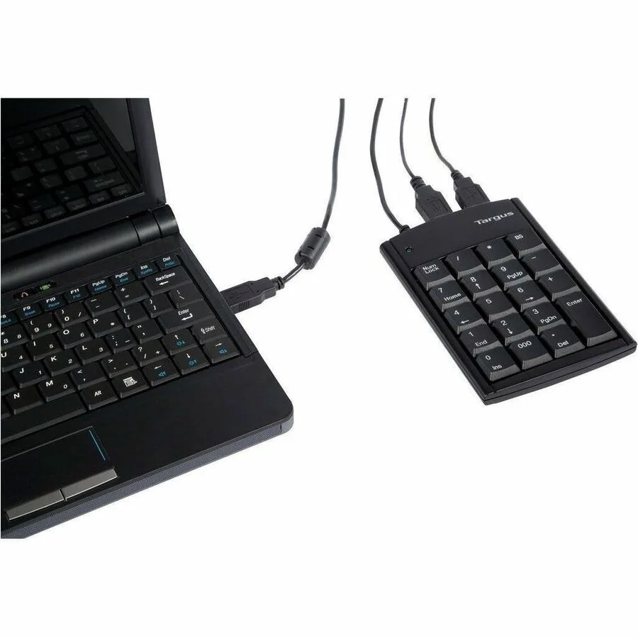 لوحة مفاتيح رقمية Targus Ultra Mini USB سلكية بتوصيل فوري - أسود - Thumbnail 12