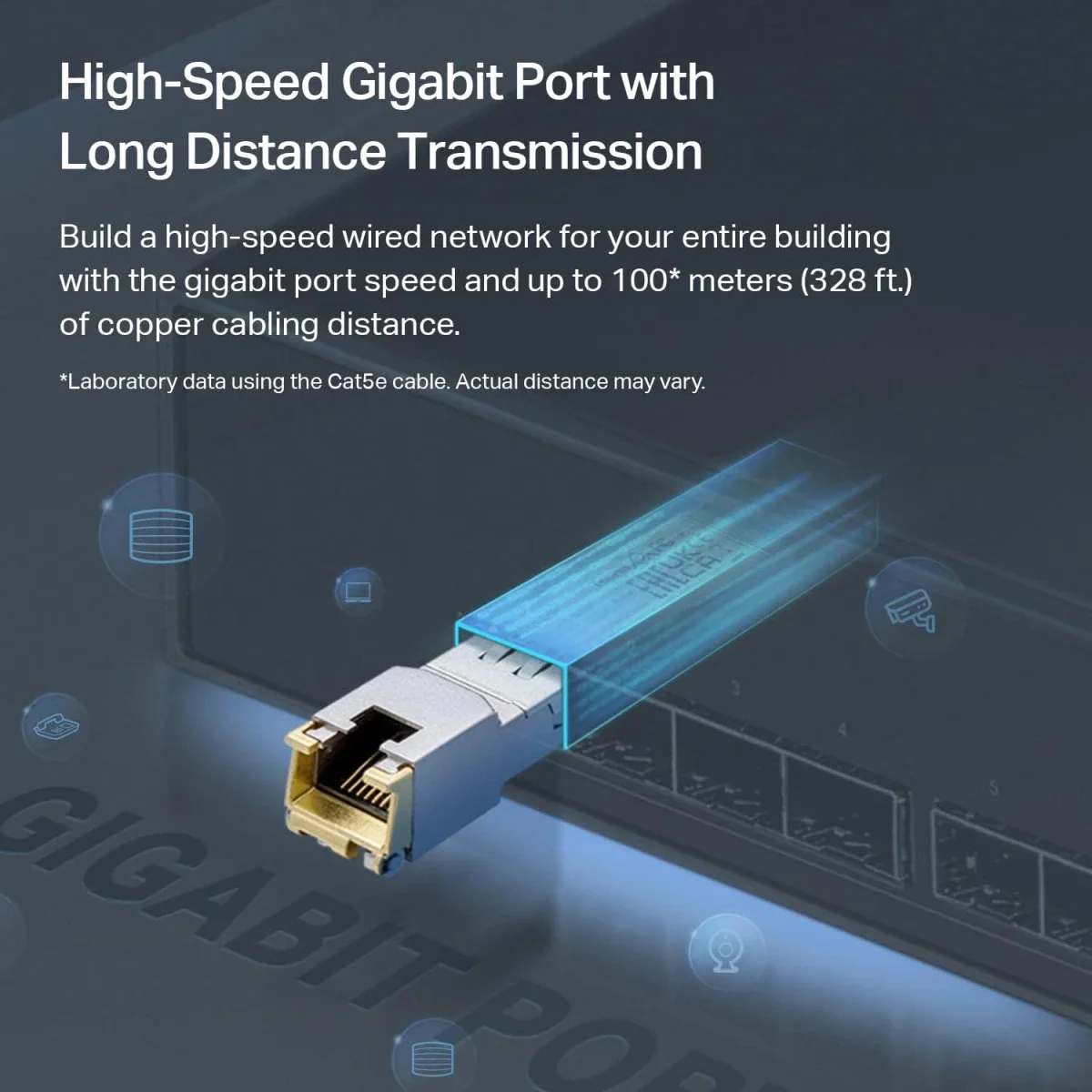 وحدة SFP إلى RJ45 ‏1000Base-T من TP-LINK Omada TL-SM331T بسرعة 1.25G - Thumbnail 5