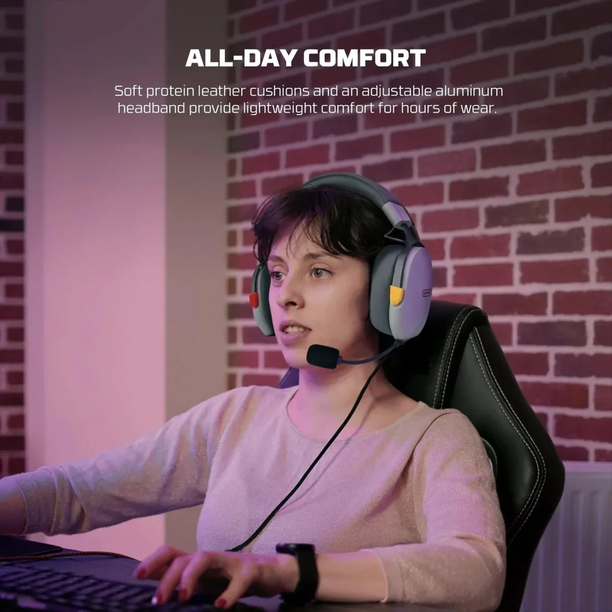 Fantech CARBON PRO WHG06 Multi-Platform Wireless Gaming Headset - Image 7