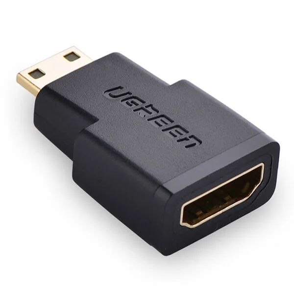 محول Ugreen 20101 من Mini HDMI ذكر إلى HDMI أنثى - Image 1
