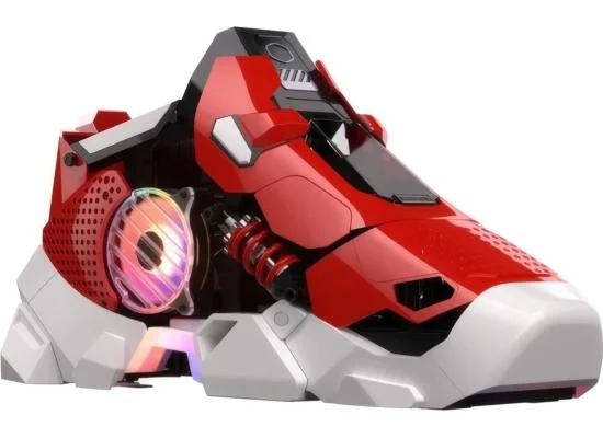 Cooler Master Sneaker X Red Mini-ITX Gaming PC Case with 850W PSU and 360mm AIO - Thumbnail 4