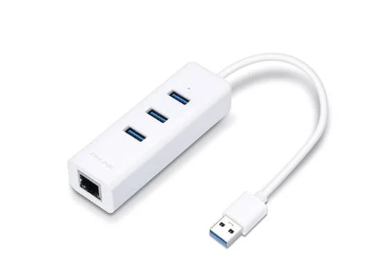 TP-LINK UE330 USB 3.0 3-Port Hub with Gigabit Ethernet Adapter - Image 5