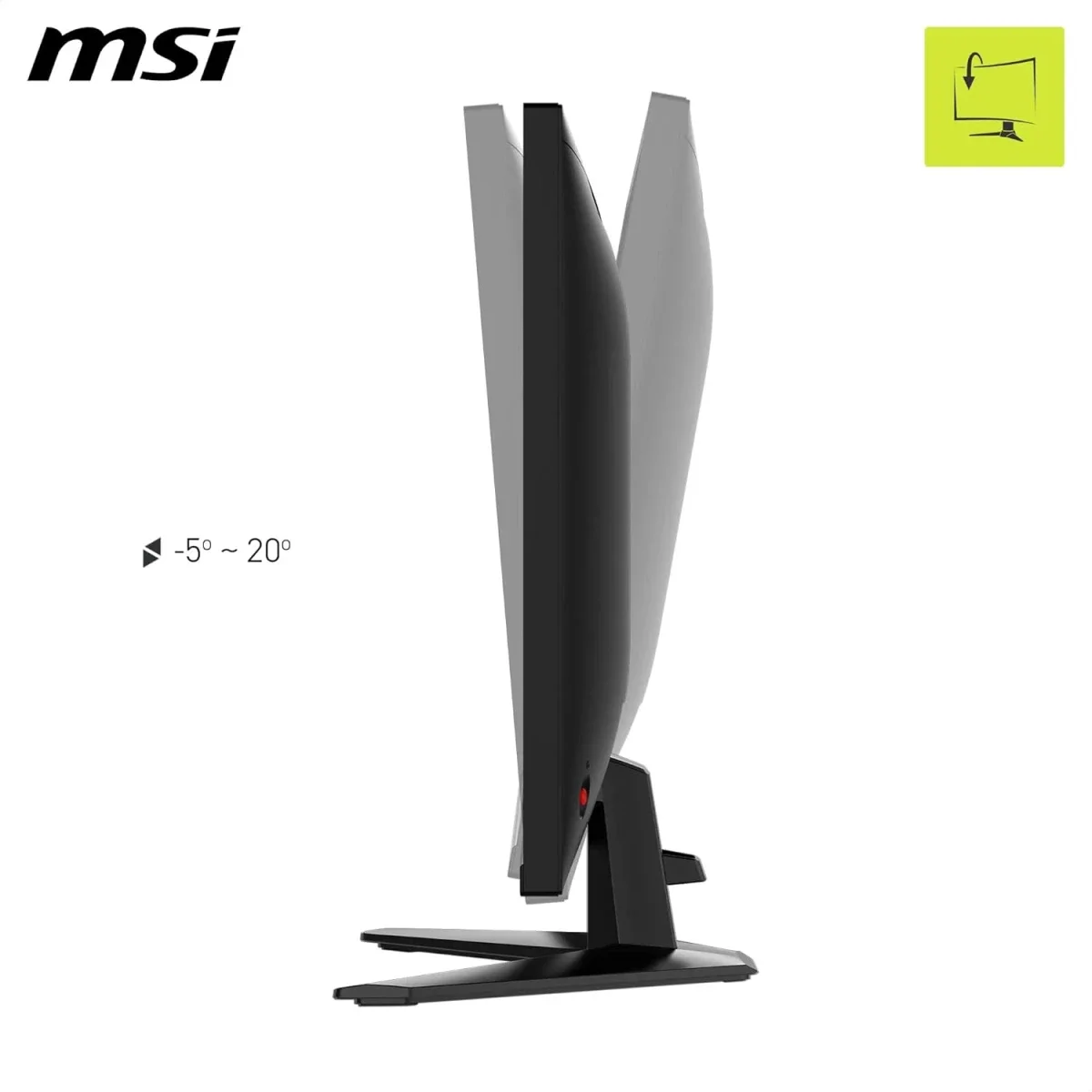 MSI 32-Inch WQHD Rapid VA Gaming Monitor, 180Hz, 0.5ms - MAG 325QF E18V - Thumbnail 4