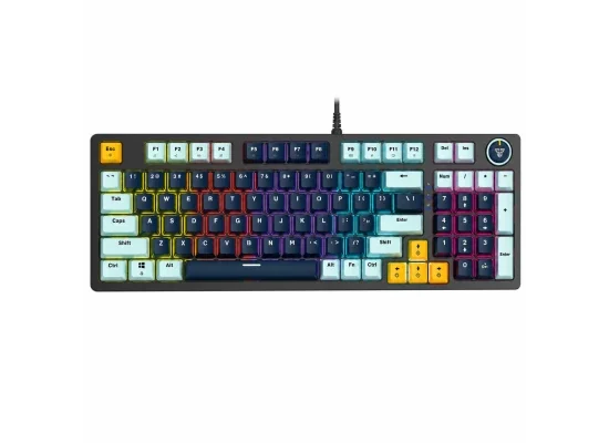 كيبورد ألعاب ميكانيكي سلكي Fantech 96 مفتاح SkyBlue / Navy سويتش Rosie ATOM96 MK890V2 MIZU - Image 7