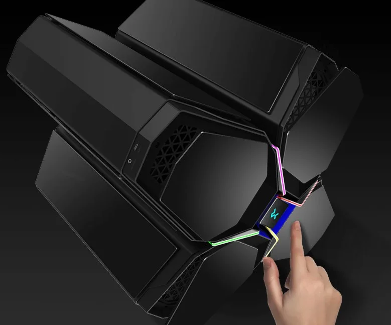 DeepCool QUADSTELLAR INFINITY ATX Aluminum RGB Gaming Case - Thumbnail 9