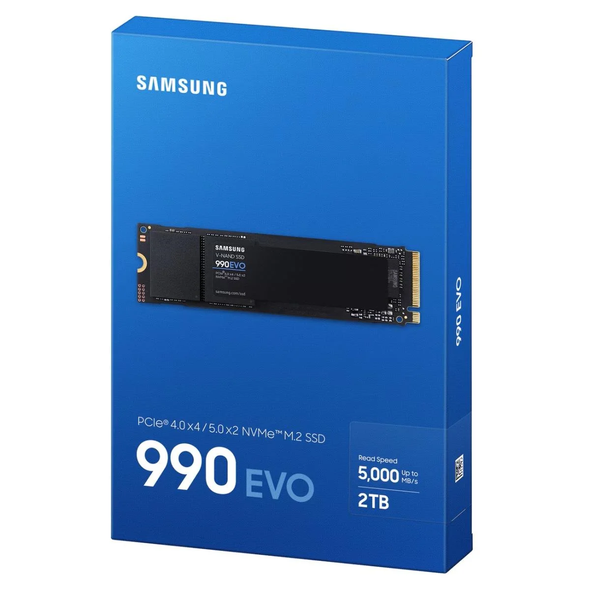 قرص SSD Samsung 990 EVO سعة 2TB بواجهة PCIe 4.0 NVMe M.2