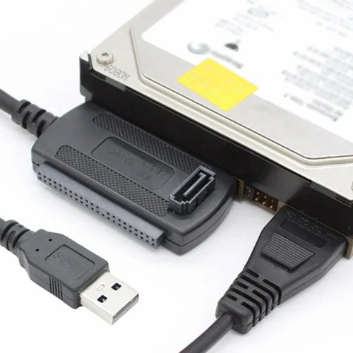 SATA and IDE to USB Adapter for 2.5-Inch and 3.5-Inch HDD, SSD, CD-ROM, DVD-ROM - Image 2