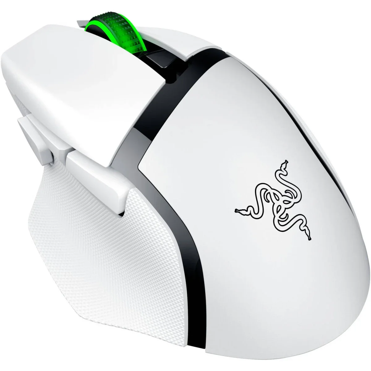ماوس ألعاب Razer Basilisk V3 X HyperSpeed لاسلكي بمستشعر بصري 18K، أبيض - Thumbnail 2