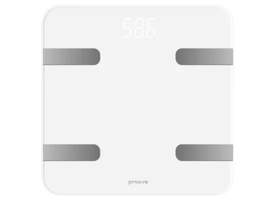 Proove Numbers Smart Body Scale with Bluetooth, White - Image 6