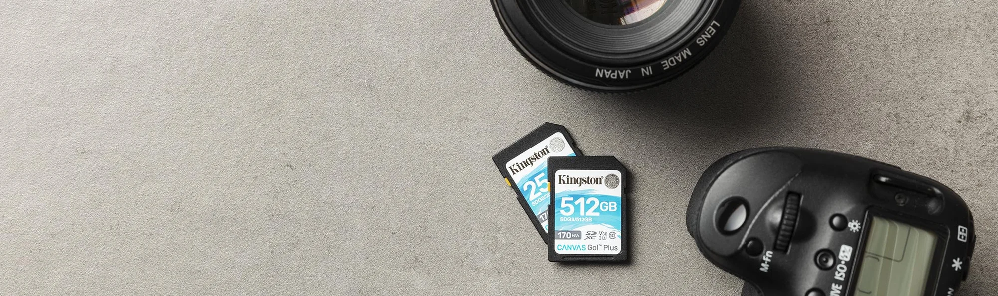 كرت ذاكرة Kingston SDG3/128GB Canvas Go! Plus سعة 128GB نوع SD - Thumbnail 5