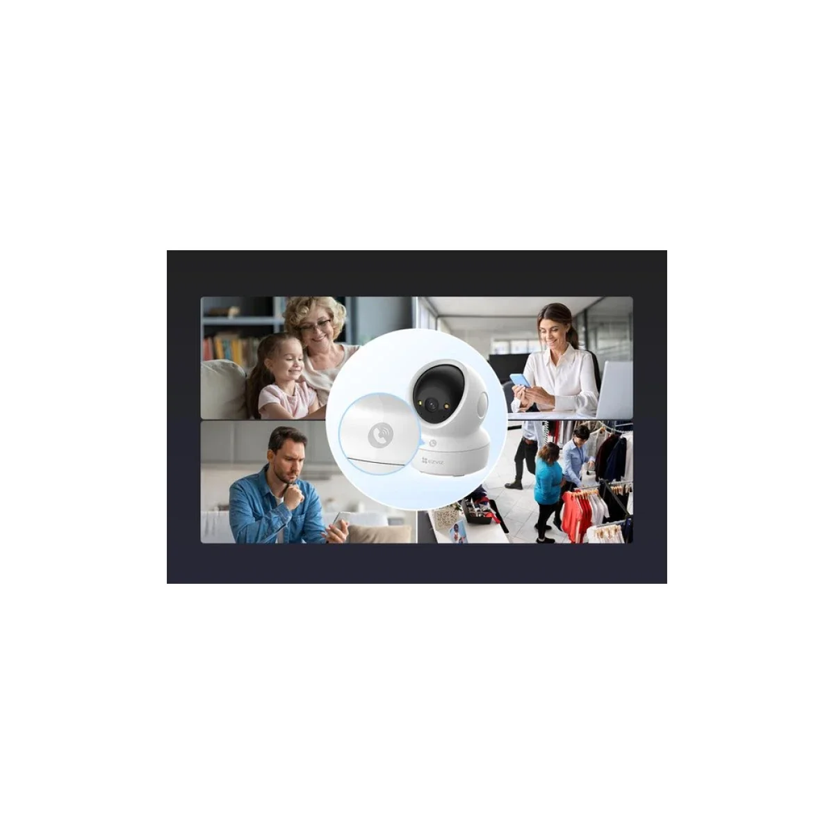Ezviz H6c G1 3K Indoor Pan & Tilt Wi-Fi 6 Camera - Thumbnail 8