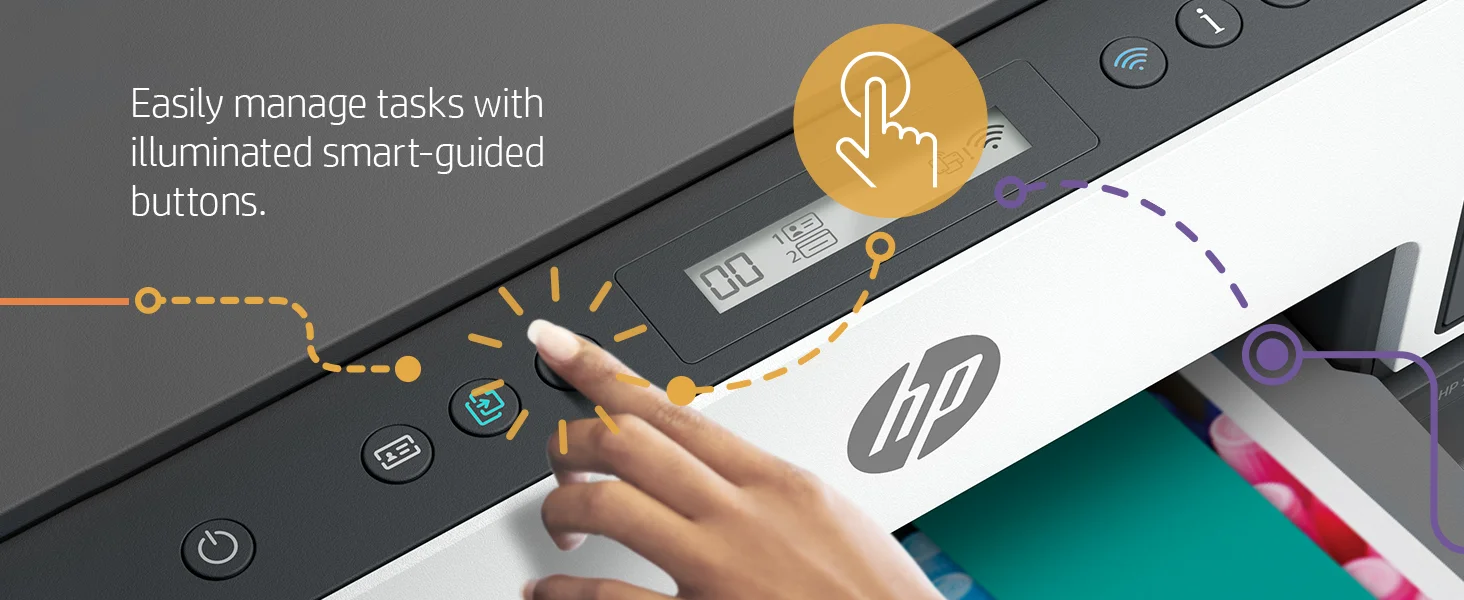 طابعة متعددة الوظائف HP Smart Tank 720 WiFi Duplex نافثة للحبر طباعة ومسح ضوئي ونسخ - Thumbnail 14
