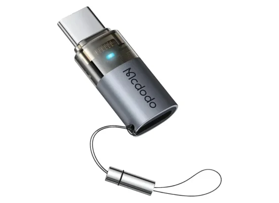 Mcdodo OT-7610 Lightning to USB-C 60W PD Charging Converter with LED Indicators - Thumbnail 3