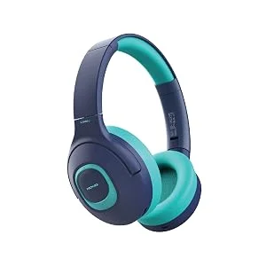 Promate Coddy Kids Wired & Wireless Headphones, 85dB-93dB Safe Volume, 20H Playtime, Emerald - Thumbnail 8