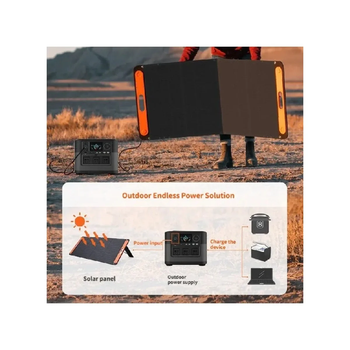 LESSO P10 Portable Power Station 1200W 1008Wh Black - Image 6