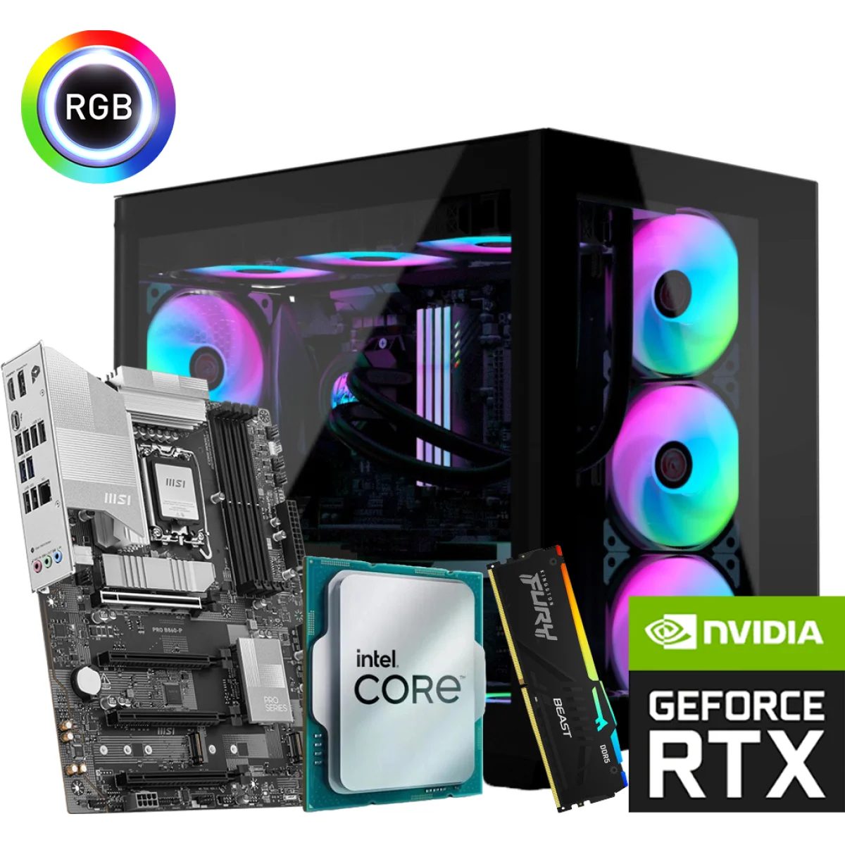 Intel Core Ultra 5 245K RTX 5070 12GB 32GB RAM Gaming PC