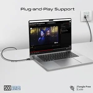 Promate CLink-RJ45 Ethernet to USB-C Adapter Cable 5M 1000Mbps - Image 10