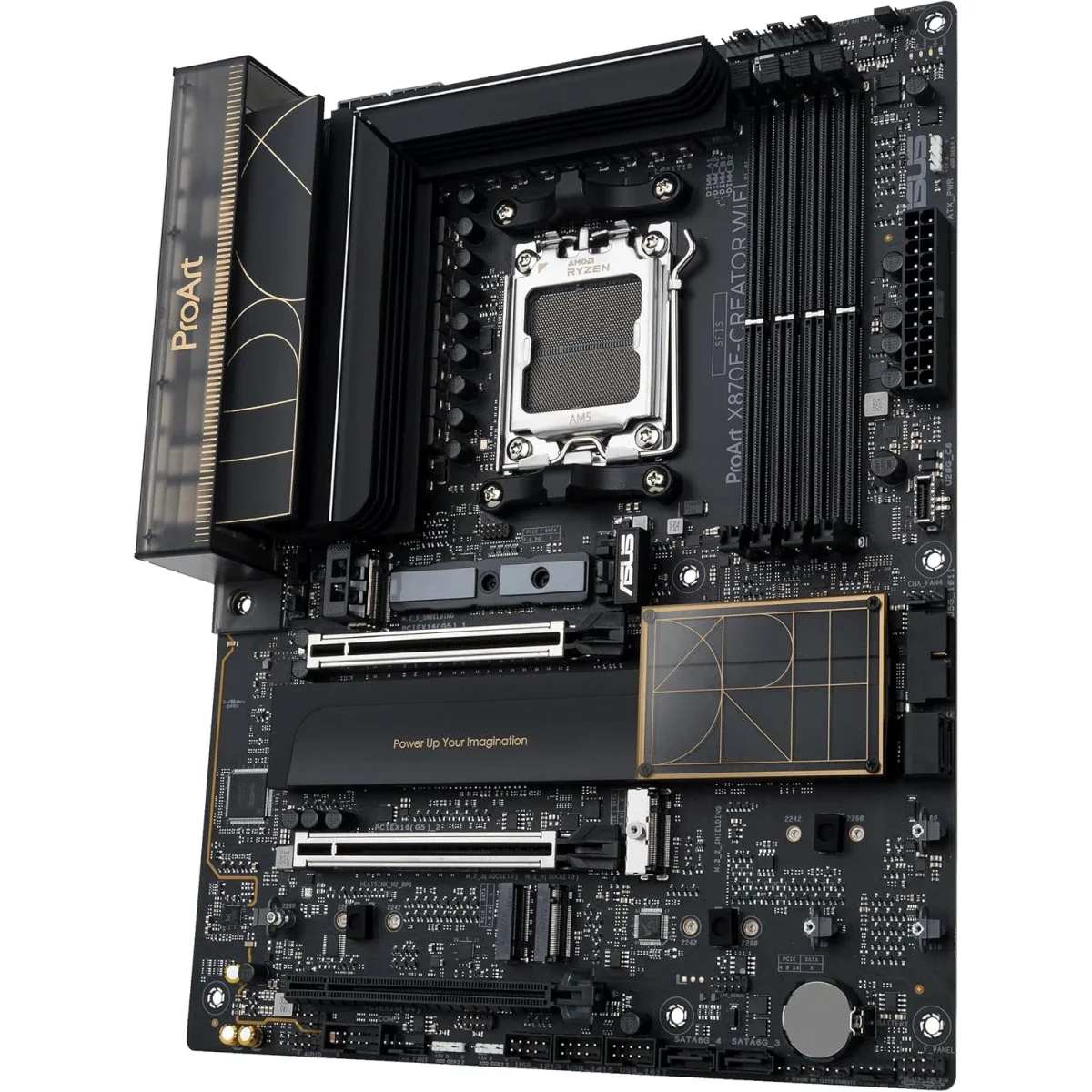 Asus ProArt X870E-Creator WiFi AM5 ATX Motherboard with DDR5, 4x M.2, PCIe 5.0 and Bluetooth 5.4 - Image 7