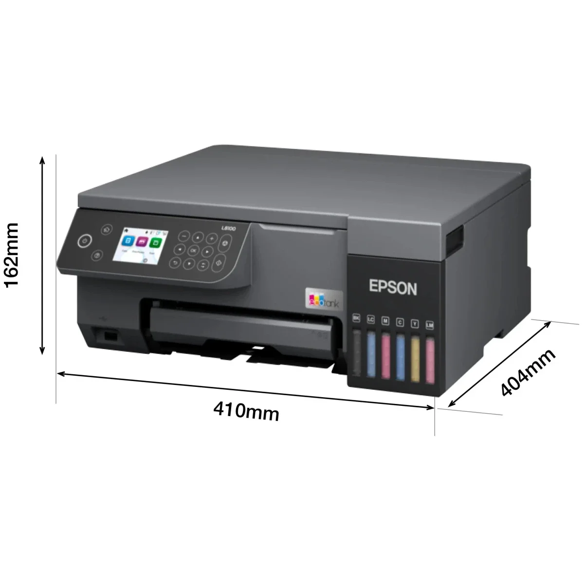 طابعة صور نافثة للحبر A4 متعددة الوظائف 3 في 1 EPSON EcoTank L8100 - Thumbnail 3