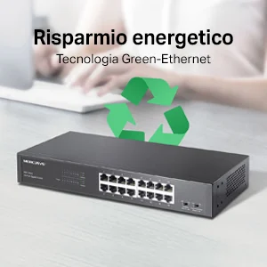 MERCUSYS MS116GS 16-Port Gigabit Unmanaged Desktop/Rackmount Switch - Image 14