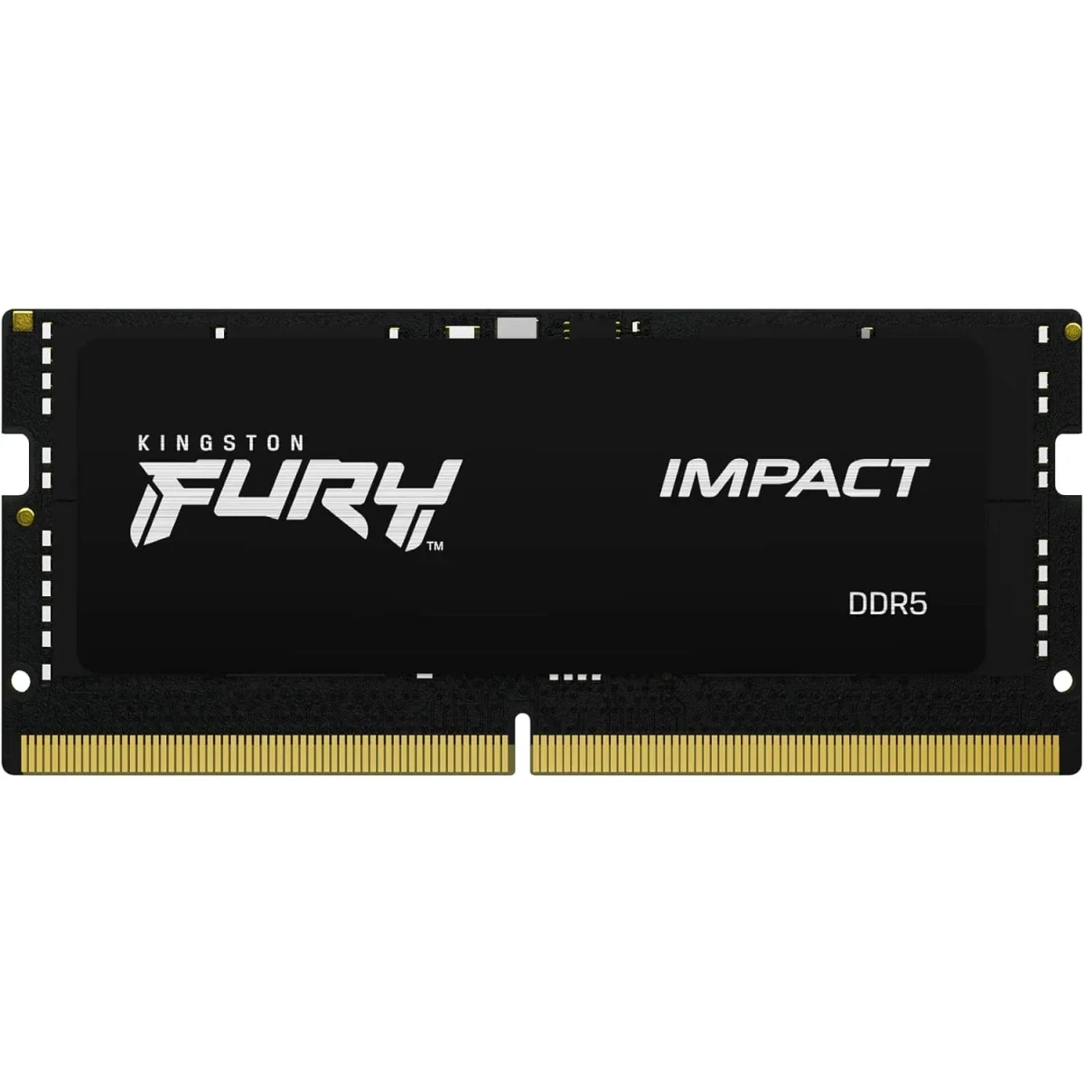 رام لابتوب Kingston FURY Impact 16GB DDR5 بتردد 6000MHz وتوقيت CL38، قطعة واحدة باستهلاك طاقة منخفض، Intel XMP 3.0