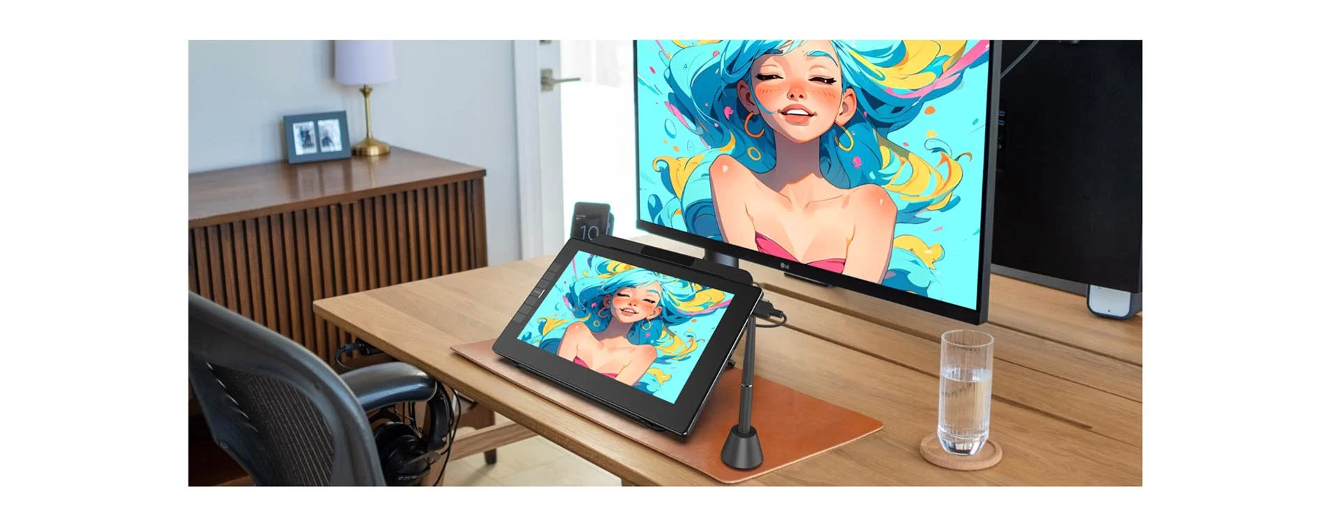 شاشة رسم VEIKK 11.6 إنش FHD IPS بقلم بدون بطارية Studio VK1200 V2 - Image 14