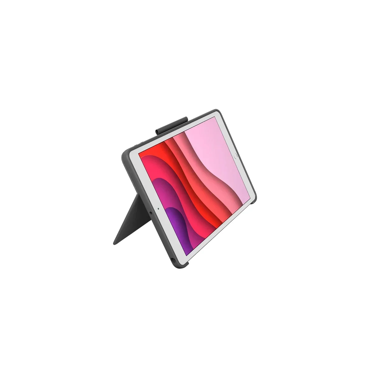 جراب لوحة مفاتيح Logitech Slim Folio عربي لجهاز iPad الجيل العاشر - Thumbnail 4