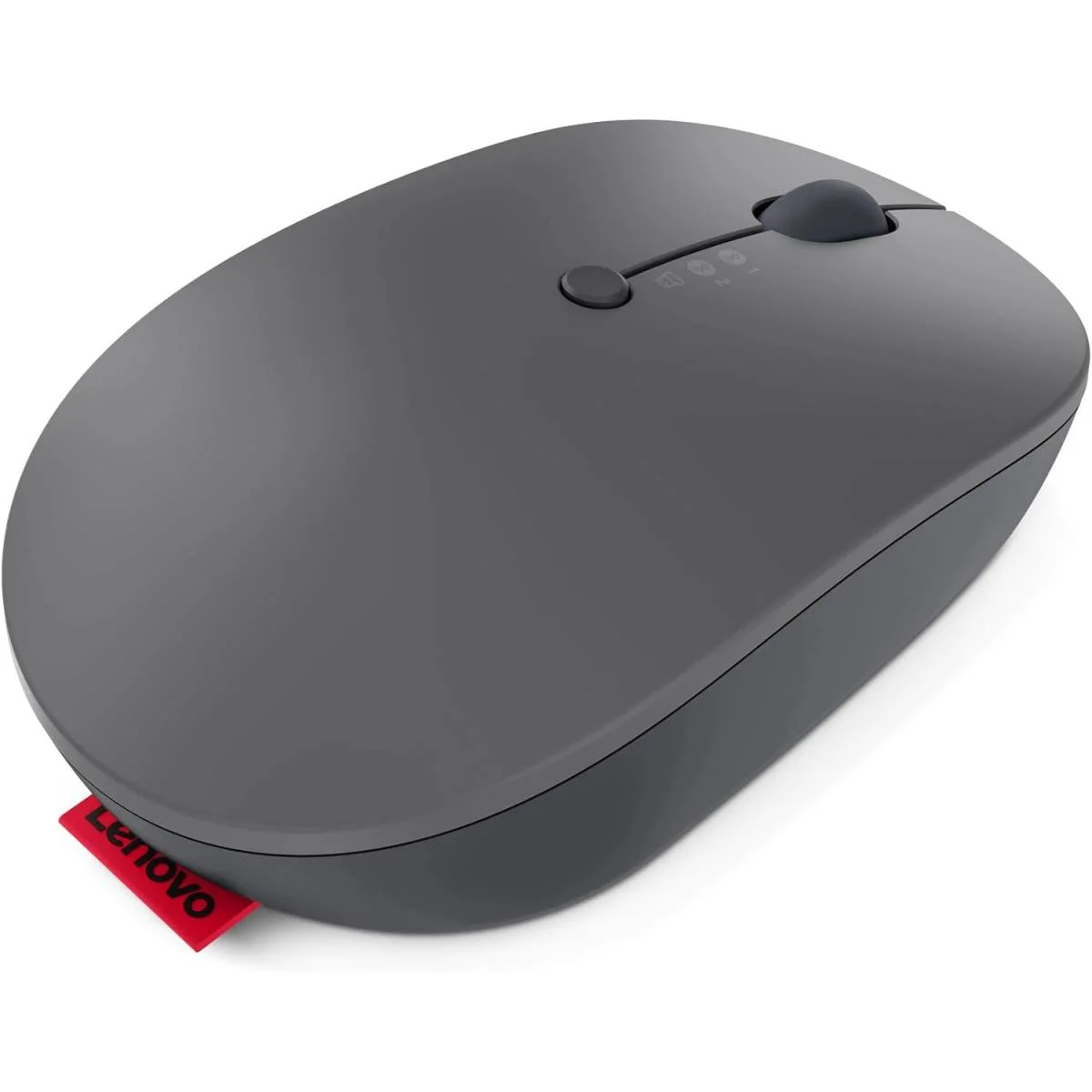 Lenovo Go Multi-Device Wireless Mouse GY51C21211, 2.4GHz, Bluetooth, USB-C Rechargeable, Grey - Image 3