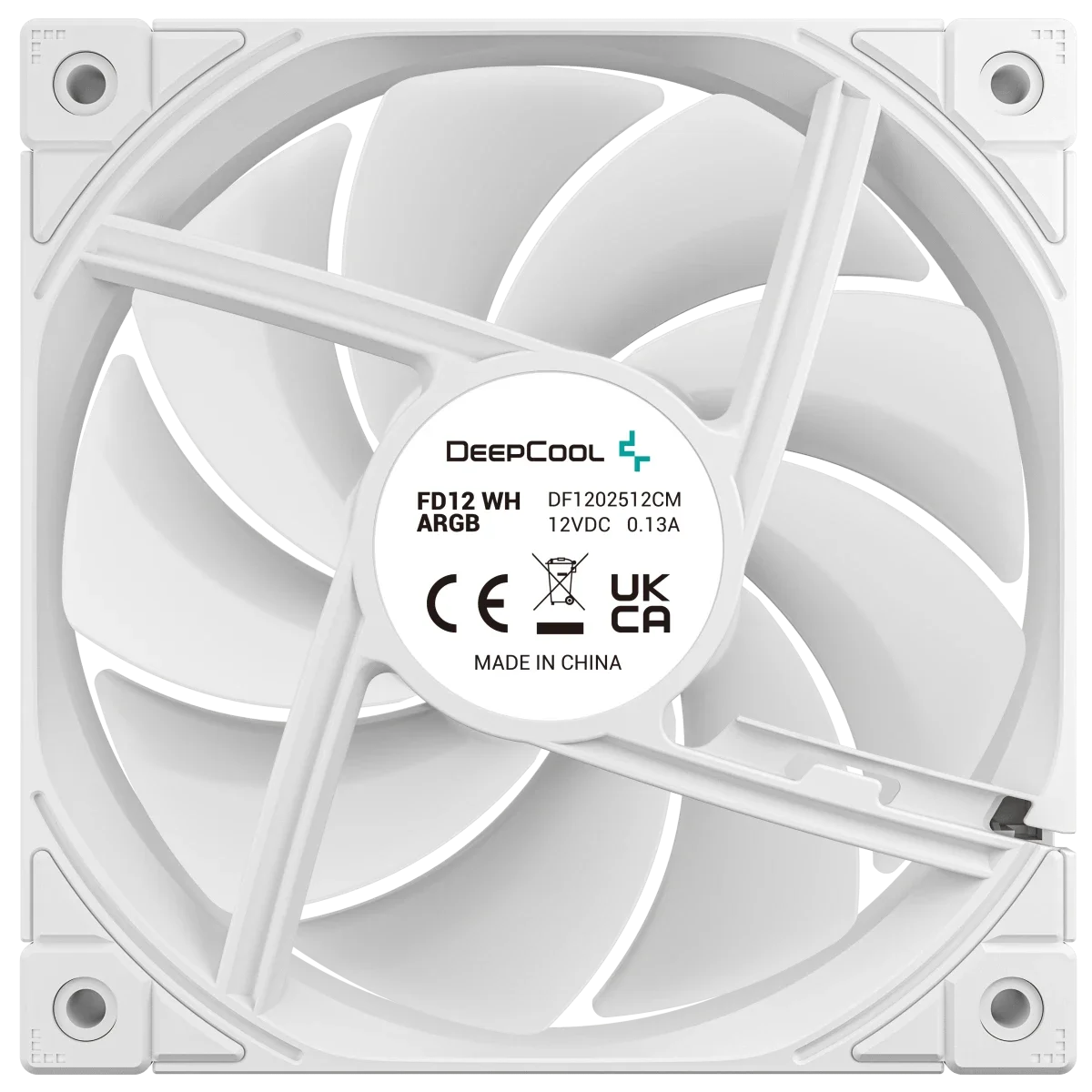 DeepCool FD12 ARGB 120mm Case Fan Pack of 3 White - Image 6