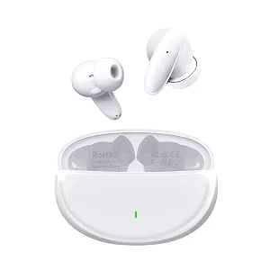 Promate Lush True Wireless Earbuds, Bluetooth 5.1, IPX5, 20H Playback, White - Thumbnail 8