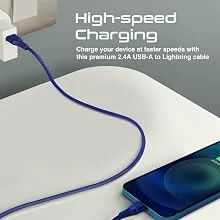 Promate PowerLine-Ai120 USB-A to Lightning Cable 2.4A 120 cm Silicone White - Thumbnail 7