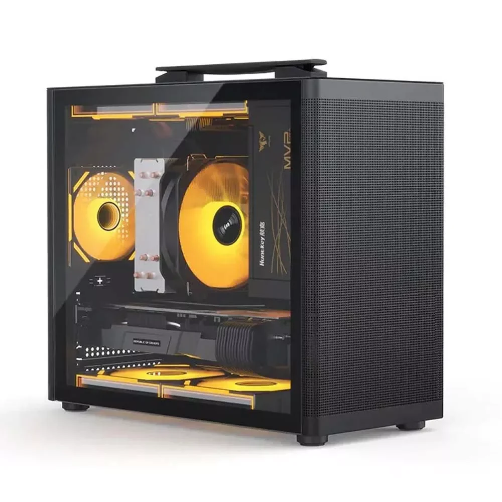 كيس كمبيوتر للألعاب Huntkey A320G فارغ بدون مراوح