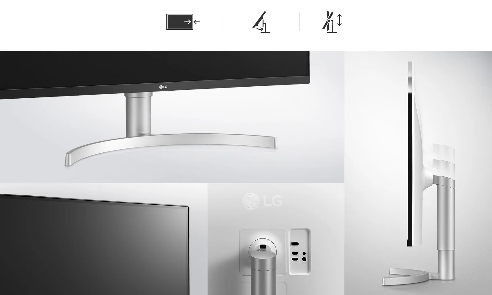 شاشة LG 32UN650-W 32 إنش 4K IPS مع HDR10 وسماعات مدمجة - Image 19