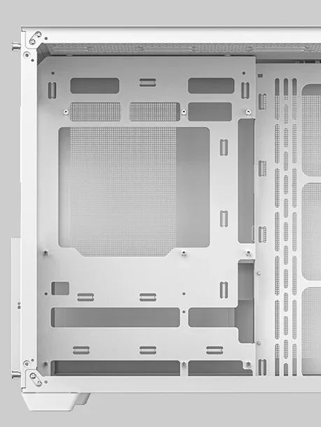 DeepCool CG530 4F White Panoramic ATX Mid-Tower Case with 4 ARGB Fans - Thumbnail 6