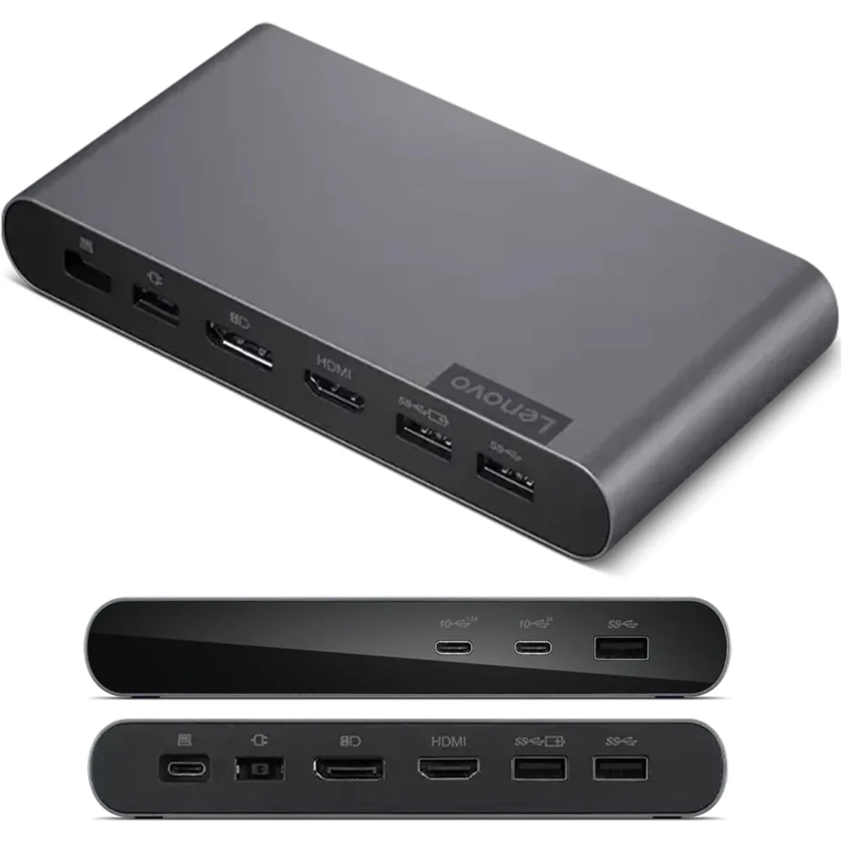 Lenovo USB-C Universal Business Dock with 65W Charging, DisplayPort 1.4, HDMI 2.0, 3x USB-A and 2x USB-C