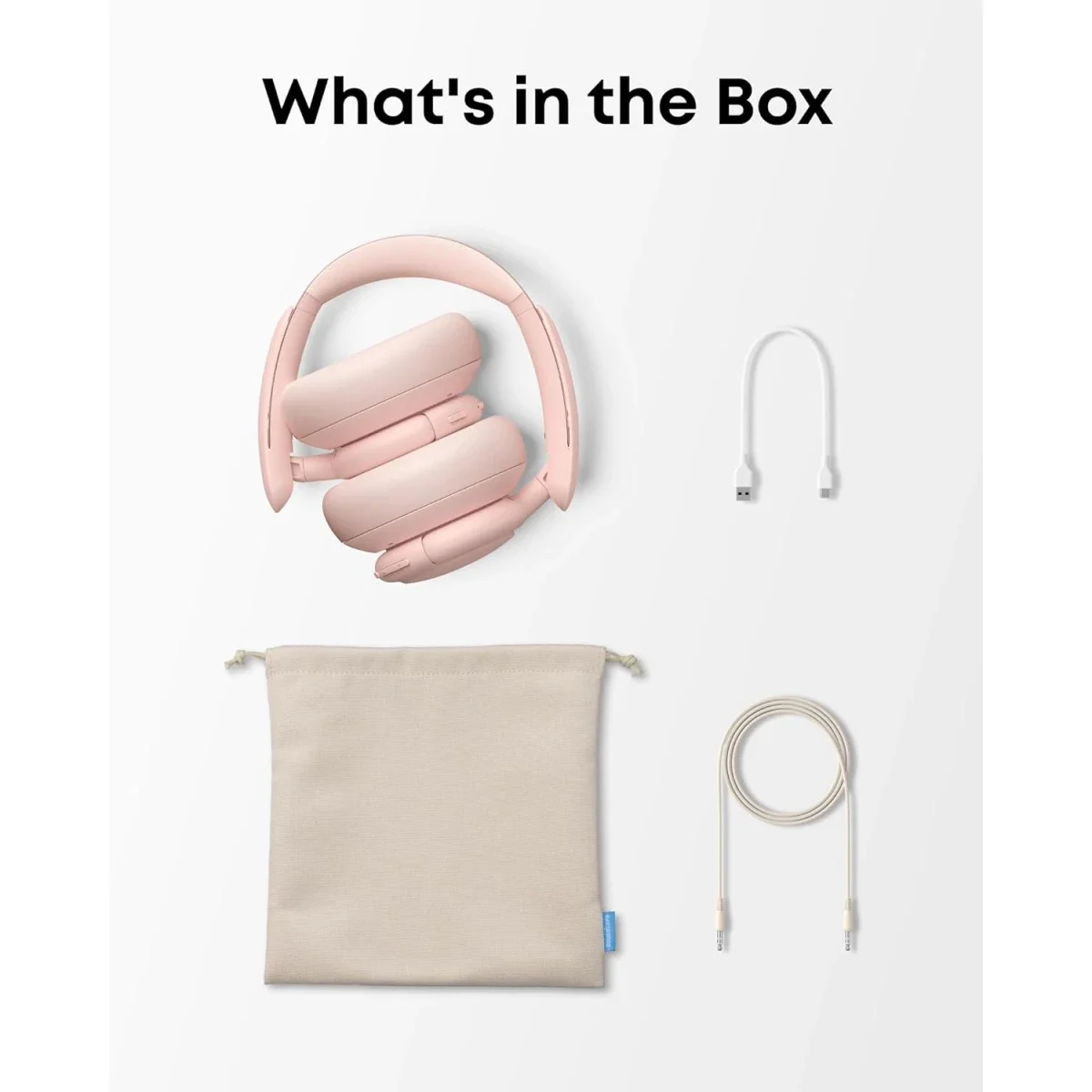 Anker Soundcore Life Q30 Hybrid ANC Bluetooth Headphones Pink - Thumbnail 7