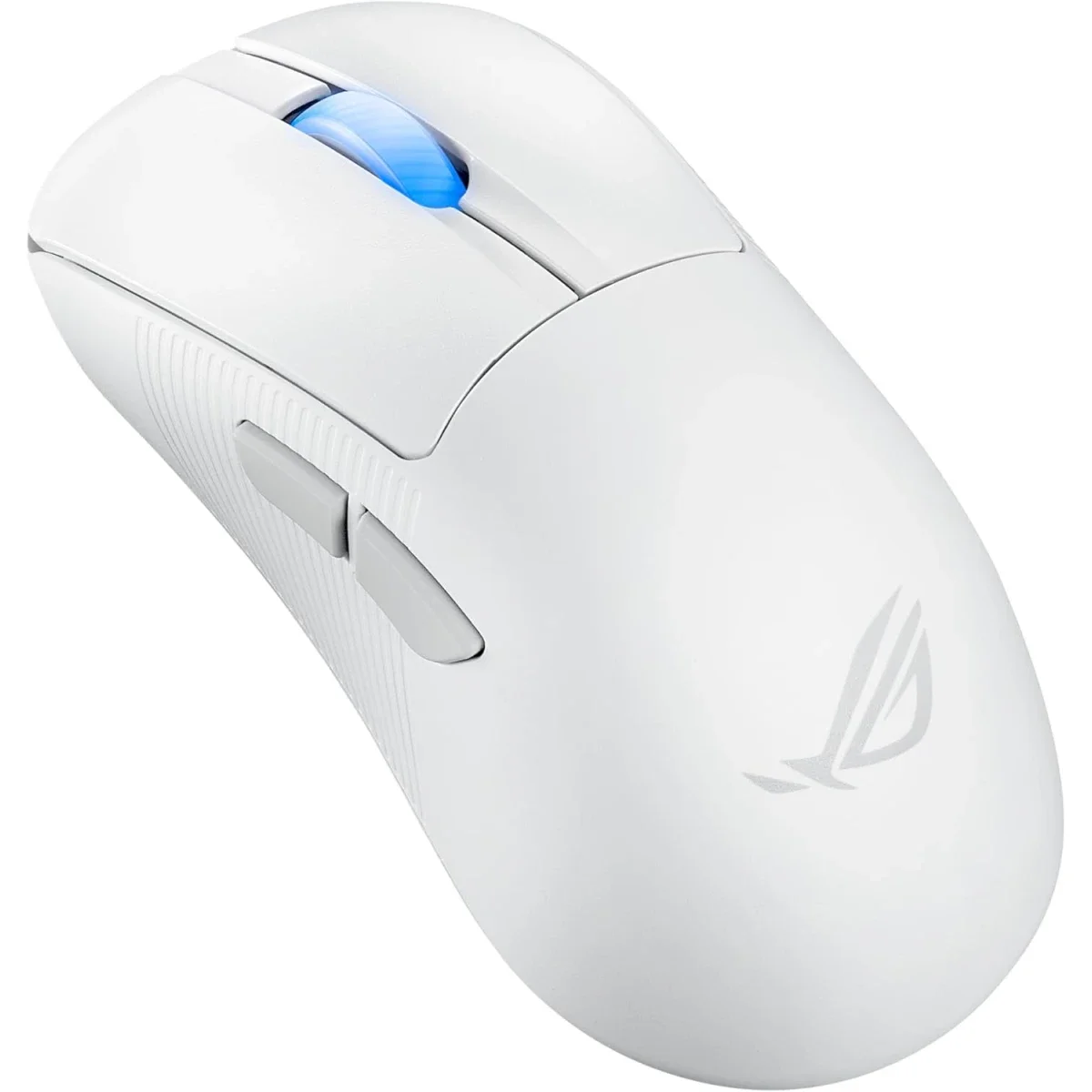 ماوس ألعاب Asus ROG Keris II Ace فائق الخفة 54 غرام بتصميم مريح وبدقة 42,000 DPI، أبيض - Thumbnail 8