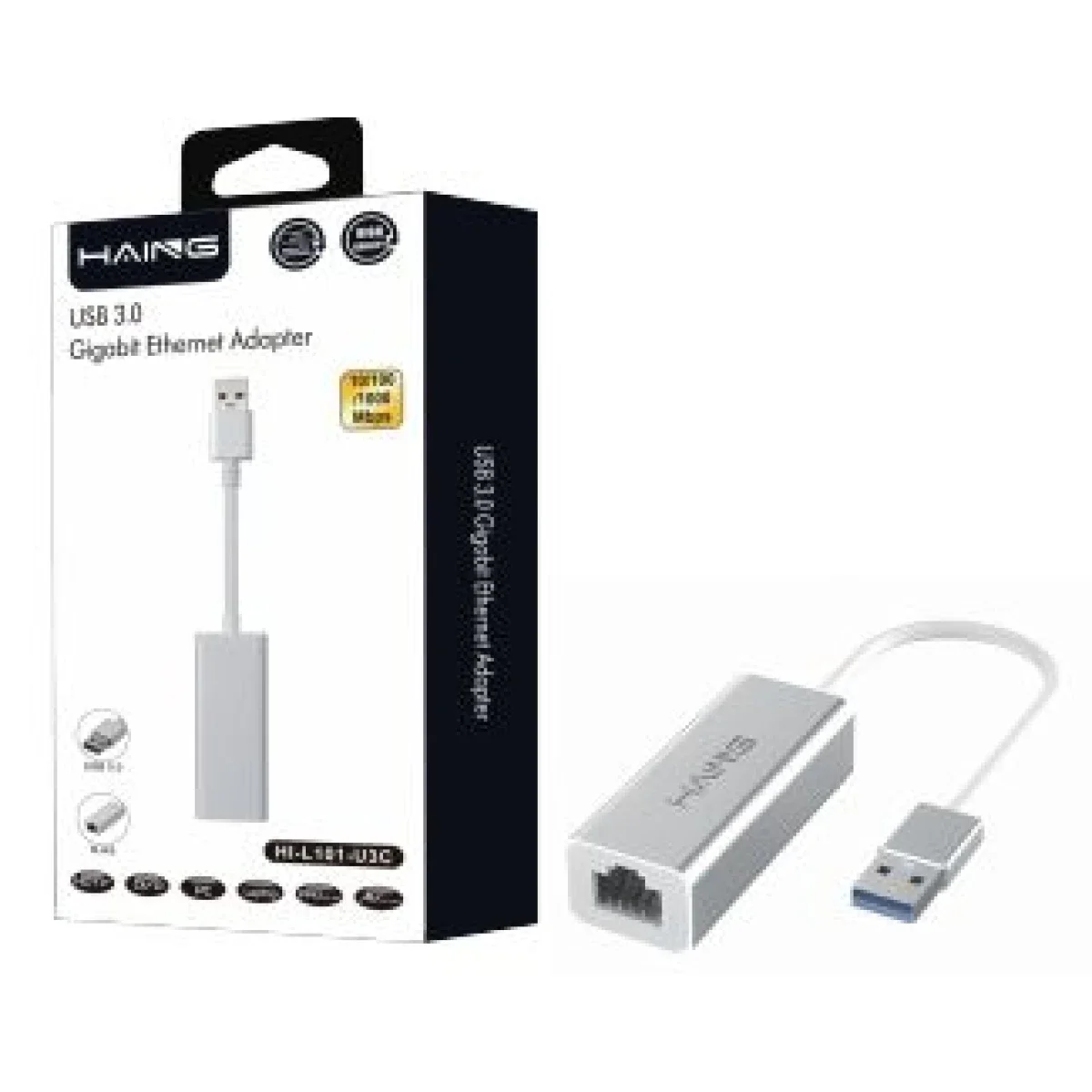 HAING HI-L101-U3C USB 3.0 Gigabit Ethernet Adapter