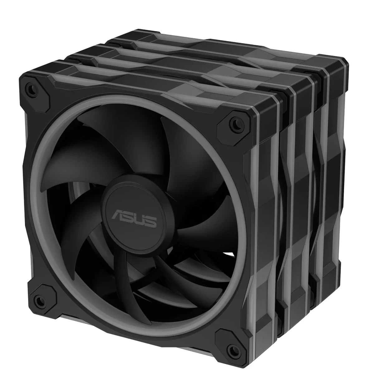 مراوح كيس Asus Prime MR120 ARGB ثلاثية باللون الأسود - Image 7