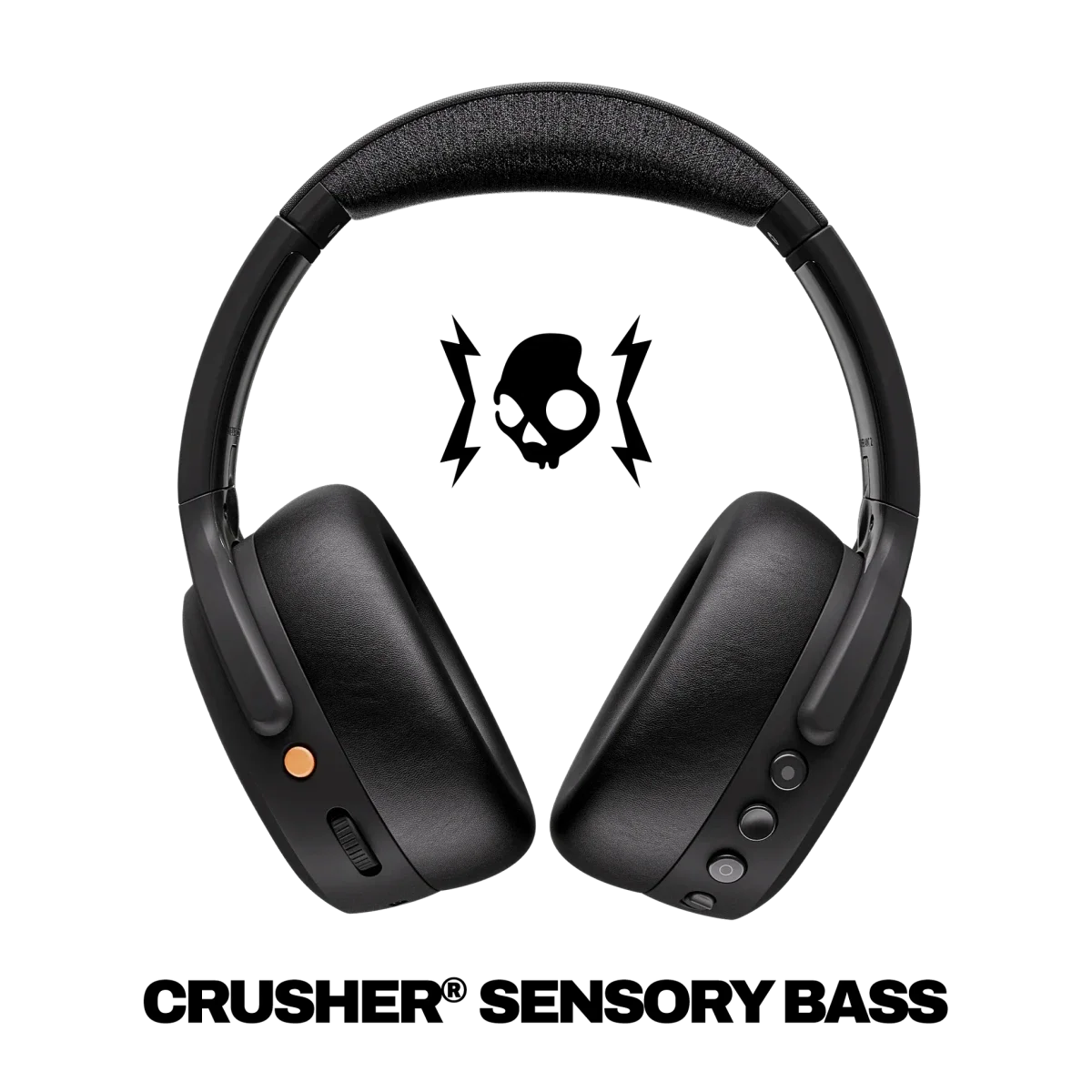سماعات رأس Skullcandy Crusher ANC 2 لاسلكية بعزل الضوضاء النشط - أسود - Thumbnail 2